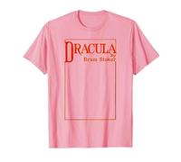 Dracula Bram Stoker - Funda para Libro Camiseta, Hombre, Rosado, S