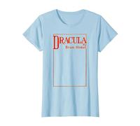 Dracula Bram Stoker - Funda para Libro Camiseta, Mujer, Azul Bebé, S