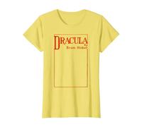 Dracula Bram Stoker - Funda para Libro Camiseta, Mujer, Limón, S