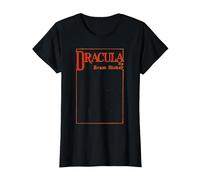 Dracula Bram Stoker - Funda para Libro Camiseta, Mujer, Negro, S
