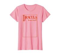 Dracula Bram Stoker - Funda para Libro Camiseta, Mujer, Rosado, S