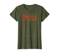 Dracula Bram Stoker - Funda para Libro Camiseta, Mujer, Verde Oliva, S