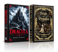 Dracula | Pride and Prejudice : Hardcover Collection - Set of 2 Classic Books by Bram Stoker & Jane Austen | Gothic Horror, Romance & Classic Literature | Premium Hardcover Gift Set