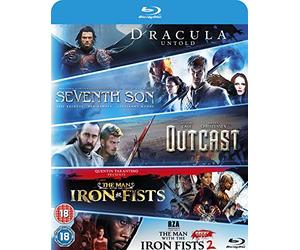 Dracula Untold/Seventh Son/Outcast/Man With The Iron Fists 1 & 2 (5 Blu-Ray) [Edizione: Regno Unito] [Blu-ray]