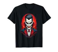 Dracula's Dark Elegance Vampire Night Tee. Camiseta