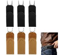 DRADERCH 6 Piezas Cinturón Sin Hebilla Kit para Hombres y Mujeres, Cinturón Elástico Táctico con Gancho Metálico, Cinturón de Cintura Invisible, para Hombres y Mujeres, Ocupación, Ocio