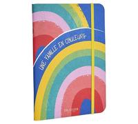 Draeger - Cuaderno de notas A5 con texto en oro caliente, cierre elástico, papel con certificado FSC®, 60 páginas a rayas, tamaño A5