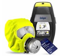 Dräger PARAT 7520 Capucha de Emergencia con Filtro Combinado ABEK CO P3| Adecuada para áreas industriales y para el Escape en Caso de Incendio | Empaquetado en un Estuche de Tela (Soft Case)…