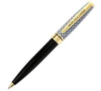 DRAEGER PARIS 1886 - Bolígrafo retráctil negro con clip y mensaje inspirador - Tapa cuadrada blanco y negro - Incluye estuche diseño exclusivo - Eres el mejor regalo