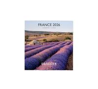 Draeger Paris 1886 - Calendario de pared grande 28 x 29 cm 2026 - Tema Francia - 12 meses - Papel FSC - ilustraciones desmontables