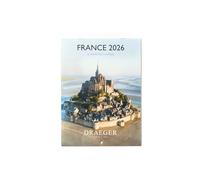 Draeger Paris 1886 - Calendario de pared pequeño 13 x 18 cm 2026 - Tema Francia - 12 meses - Papel FSC - ilustraciones desmontables
