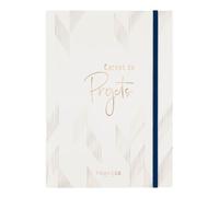DRAEGER PARIS 1886 - Cuaderno de proyectos A5 con cierre elástico, dorado (44002051)