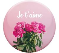Draeger Paris 1886 - Imán de imán Cuadrado de Je T'Aime - Regalo de Amor Elegante - Accesorio Decorativo Decorativo - Dimensiones 6,5 x 6,5 cm - Idea de Regalo Original para Familiares y Amigos