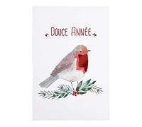 DRAEGER PARIS 1886 Tarjeta de felicitación Rojo Garganta Año