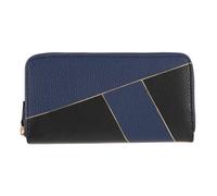 DRAEGER PARIS 1886 Tie Rack - Cartera Grande para Mujer, Color Azul Marino y Negro