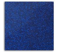 DRAEGER PARIS 1886 Toga by Tejido con lentejuelas termoadhesivo, Flex MEG820, color azul real, hoja de 21 x 30,5 cm, personalización de ropa y decoración, lavable, fácil de aplicar, bricolaje creativo