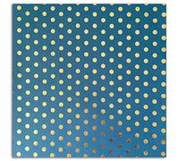 DRAEGER PARIS 1886 Toga prx220 el Oro de Bombay 1 Hoja de Papel Reciclado Papel Lunares Azul 38 x 56 x 0.1 cm