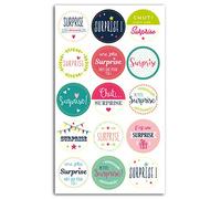 DRAEGER PARIS 1886 Toga sty033 15 Stickers Regalo Sorpresa Papel 3 x 3 x 0.1 cm, Multicolor