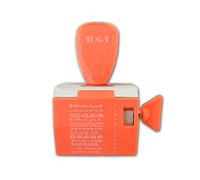 DRAEGER PARIS 1886 Toga TPM101 - Sello para Mensajes (12 Expresiones, plástico, 9,5 x 14,5 x 3 cm), Color Naranja