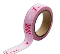 DRAEGER PARIS 1886 Toga Washi Tape - Cinta Adhesiva (5,5 x 7 x 1,5 cm), diseño de Rosas
