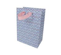 Draeger Paris - Bolsa de regalo, tamaño pequeño, color azul y rosa