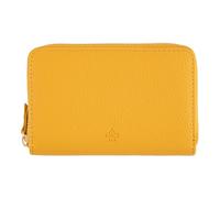 Draeger Paris - Cartera - 15 x 2,5 x 9,5 cm - Verde/Dorado - Cremallera - Accesorio, Moda, Moda - Idea de Regalo para Amigos, Familia, día de la Madre, Novia, Amarillo Mostaza, 15 x 2,5 x 9,5 cm