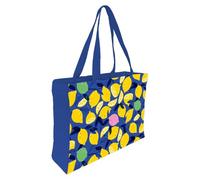 Draeger Paris Grand Tote-Bag Family Pop - Varios diseños, Limón., Contemporáneo