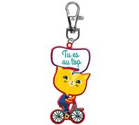 Draeger Paris - Llavero infantil - Estás en la parte superior, 12x3,4cm, Plástico, No es una piedra preciosa