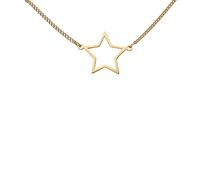 Draeger Paris - Pulsera de fantasía de metal dorado con Estrella calada - Sin níquel - 20 cm - Ideal para un regalo personalizado y diseño