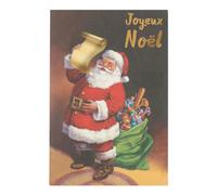 DRAEGER PARIS | Tarjeta de felicitación musical "Feliz Navidad" | Regalos de Navidad | Fiesta de Fin de Año | Acabados en oro caliente | 12 x 17 cm | Made in England | Sobre incluido | Papel FSC®