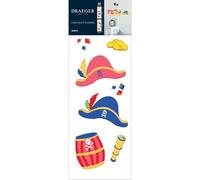 Draeger - Sticker Mural Trésor de Pirates - Homesticker - Décoration Chambre Enfant Salle de Jeux - Moyen Format