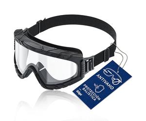 Dräger X-pect 4800 | Gafa de visión completa antipolvo y antivaho, para usuarios de gafas |Para obras, laboratorios, talleres | Lente de policarbonato resistente a los arañazos y a las roturas | negro