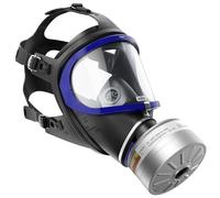 Dräger X-plore 6300 Máscara completa con filtro A2B2E2K2 HG P3 R D | Máscara-respirador con filtros reemplazables A2B2E2K2 HG P3 R D para trabajos químicos y construcción