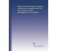Draft environmental impact statement supplement for the Federal Coal Management Program