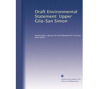 Draft Environmental Statement: Upper Gila-San Simon