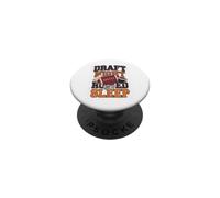 Draft Night Arruined My Sleep Fantasía Fútbol Humor PopSockets PopGrip Adhesivo