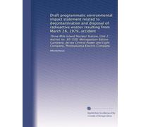 Draft programmatic environmental impact statement related to decontamination and disposal of radioactive wastes resulting from March 28, 1979, ... Light Company, Pennsylvania Electric Company