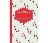 Draftcraft Book: Candy Cane Notebook - College Ruled Lined Journal for Work, School, or Everyday Writing: Festive Candy Cane Pattern - Sweet Holiday Design for Christmas Lovers and Creative Writers