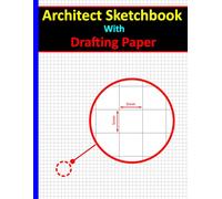 Drafting Paper Sketchbook for Architects | Ideal for Students, Engineers, and Designers | Graph Paper: 100 Pages | 5x5 mm Light Gray Grids on white paper | 8.5" x 11" (21.59 x 27.94 cm)