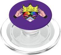 Drag is an Art Form - Orgullo Gay LGBT Rainbow Equality PopSockets PopGrip para MagSafe