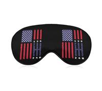Drag Race Car Racing American Flag Sleep Mask Soft Blindfold Portable Eye Mask con correa ajustable para hombres y mujeres