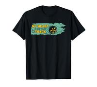 Drag Racing Corazón en Pista Bandera a Cuadros Racer Soul Life Camiseta