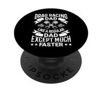 Drag Racing Dad Funny Racing Hombre Drag Race Racer Hombre PopSockets PopGrip Adhesivo