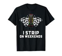 Drag Racing Me Desnudo los Fines de Semana Comenzando Tree Racer Humor Camiseta