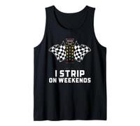 Drag Racing Me Desnudo los Fines de Semana Comenzando Tree Racer Humor Camiseta sin Mangas