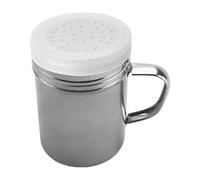 dragas de cocina, salero de metal | Draga de acero inoxidable con sal y pimienta de metal con tapas,Coctelera de pimienta y condimentos a prueba de herrumbre, dragas de malla fina, coctelera para coci