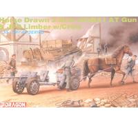 Modelo A Escala 1:35 De Caballo Draw. 2.8cm Spzb41 En Plástico DRAGON MODELS