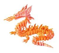 Dragón 3D,Juguete de Animal Fidget para el Escritorio - Dragón de Fuego Flexible Juguete Fidget Sensorial para Decoración de Mesa, Habitación, Fiesta, Navidad, Pascua, Cumpleaños