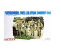 Dragon 6111-1/35 Set de Figuras Dt. Infantería Acorazada - Panzer Enseñanza