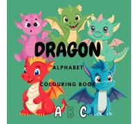 Dragon alphabet colouring book